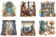 Cozy Autumn Planner Clipart, an Illustration by OK Design (Thumbnail 2 of 5)