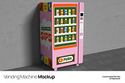 Vending Machine Mockup, a Product Mockup by graphicook (Thumbnail 1 of 5)