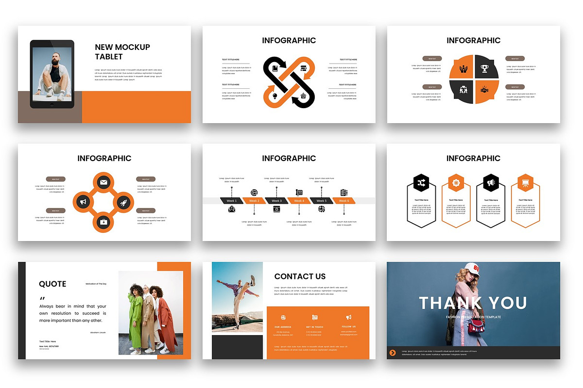 Ugalde – Fashion PowerPoint Template, a Presentation Template by kreatifreya (Photo 5 of 5)