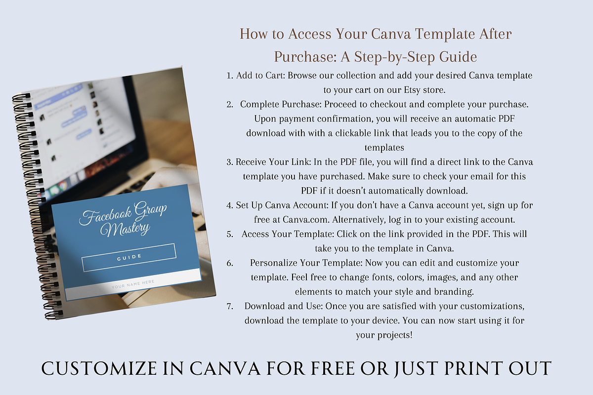 FACEBOOK GROUP MASTERY GUIDE, a Brochure Template by Daring Digies (Photo 6 of 7)