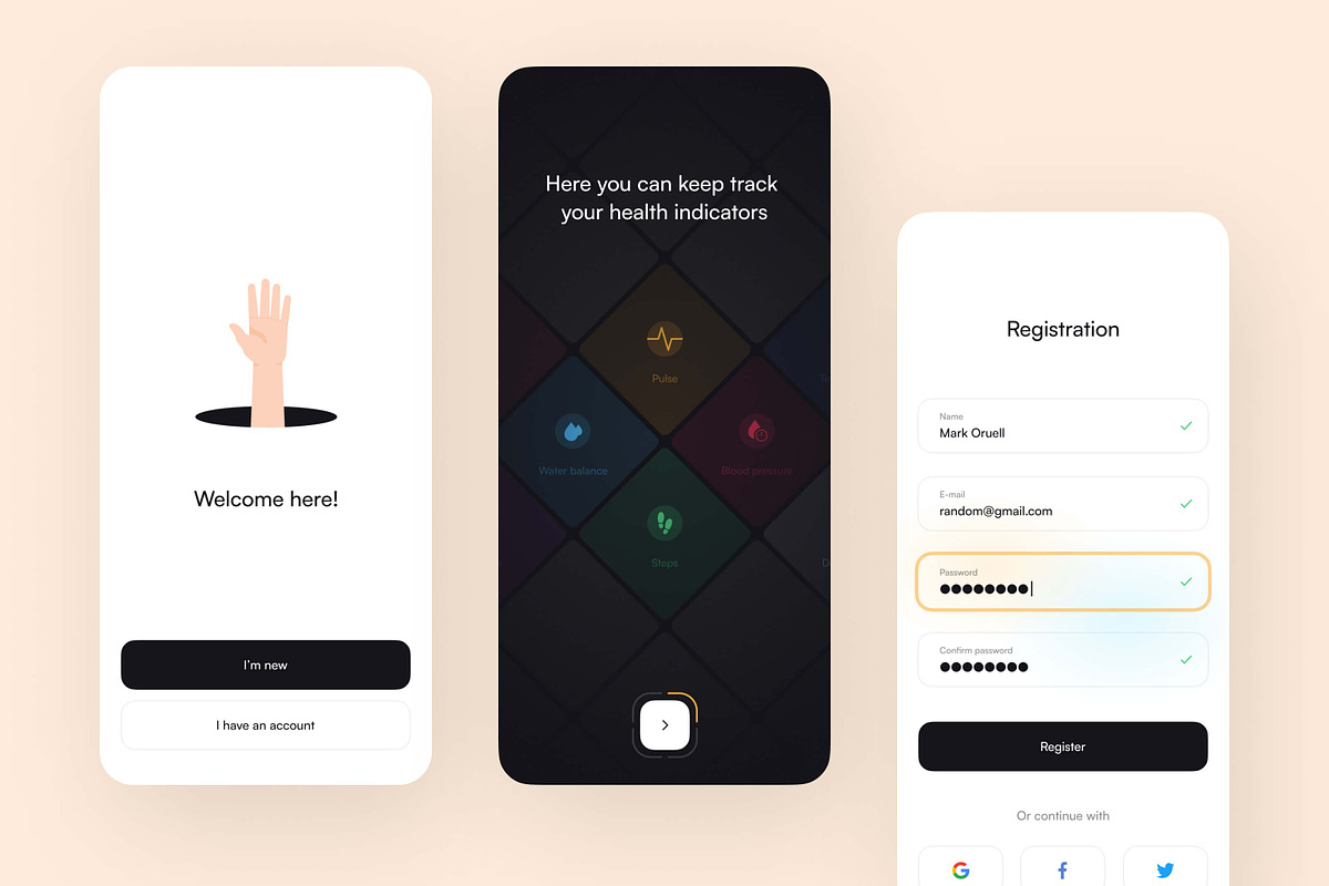 Cycles iOS Sport App Figma UI Kit, an App Template by EGO Creative Innovations (Photo 3 of 8)