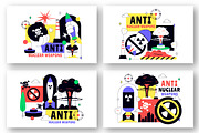 10 Anti Nuclear Weapons Protest, an Object Illustration by denayunebgt (Thumbnail 2 of 4)