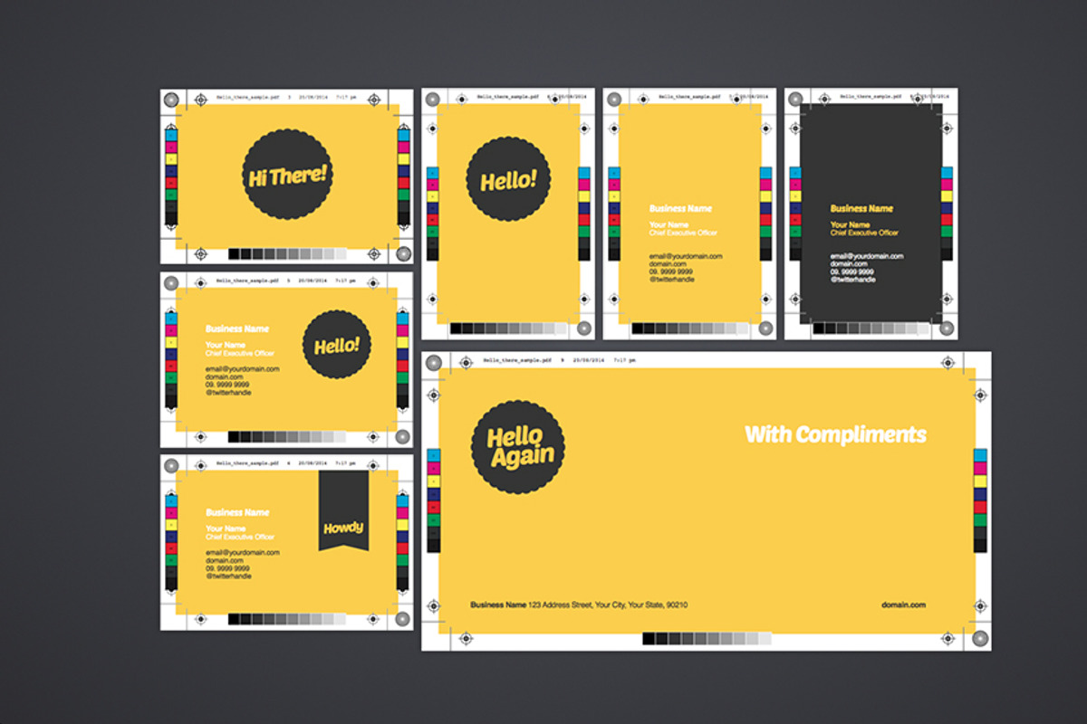 Hello There - Visual Identity System, a Stationery Template by Yes! Creative (Photo 5 of 5)