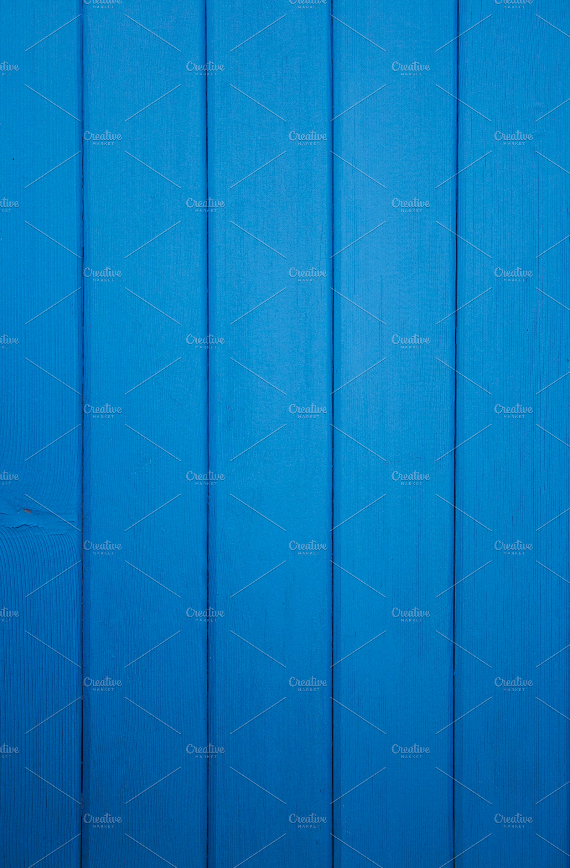 Bright Blue Wood
