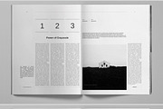 Black and White Magazine Template, a Magazine Template by Boris Cupac (Thumbnail 5 of 7)