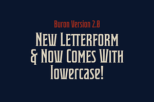 Buron Typeface