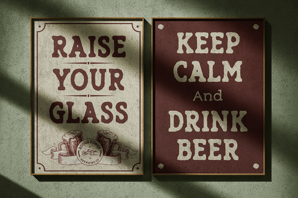 Inkquest - Rough Vintage Slab Serif, a Slab Serif Font by Typia Nesia (Photo 6 of 12)