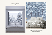 Ultimate Winter Bed Scene 1000 JPG, a Household Mockup by KennedyStudio (Thumbnail 2 of 15)
