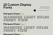 Marquee Chaos View - Color Fonts, a Font by TVartworks (Thumbnail 4 of 12)