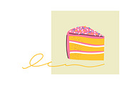 Set of sweets illustrations, vector, a Food Illustration by Maryia's Store (Thumbnail 4 of 5)