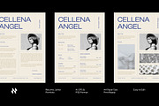 Simple Minimal Resume Template, a Resume Template by Neermana (Thumbnail 1 of 5)