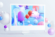 Intergalactic 3D Christmas, a Decorative Illustration by Polar Vectors (Thumbnail 13 of 14)