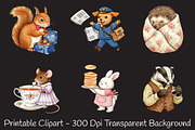 Funny Animals Clipart, an Illustration by RobertsArt (Thumbnail 6 of 7)