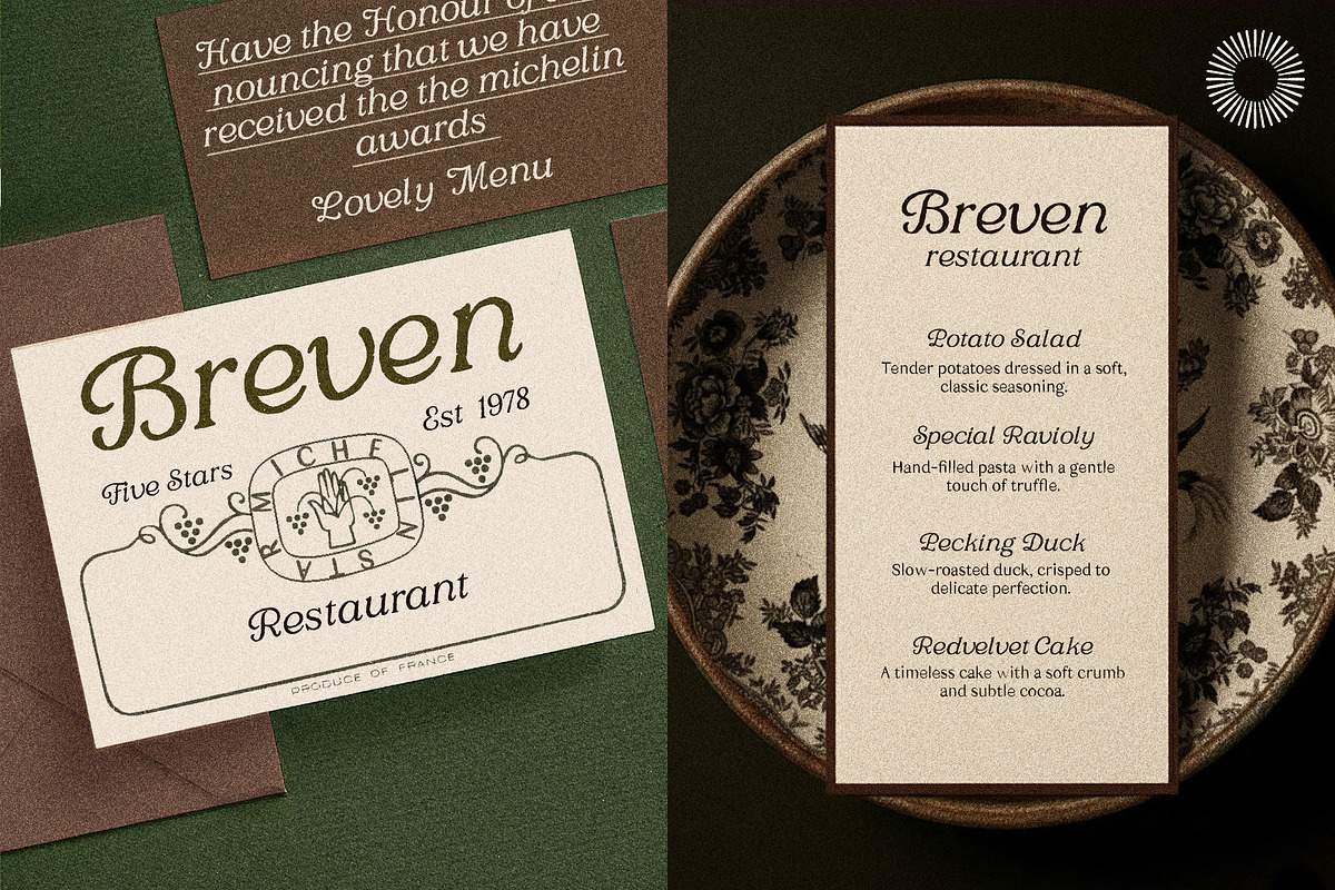 Bark & Paper Press - Heritage, a Serif Font by Setara Langit CreativeStd (Photo 5 of 12)