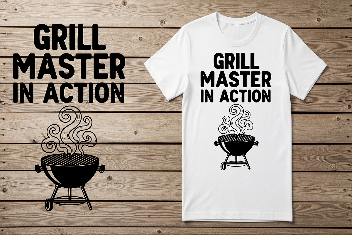 20 Funny BBQ Grilling Quotes Bundle, a Food Illustration by Artivon (Photo 3 of 3)