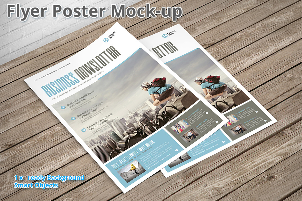 Flyer Mock-up ISO A4 1, a Print Template by MockUps Gallery (Photo 2 of 2)