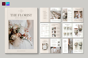 Florist Catalog & Brochure Template, a Brochure Template by BrandPacks