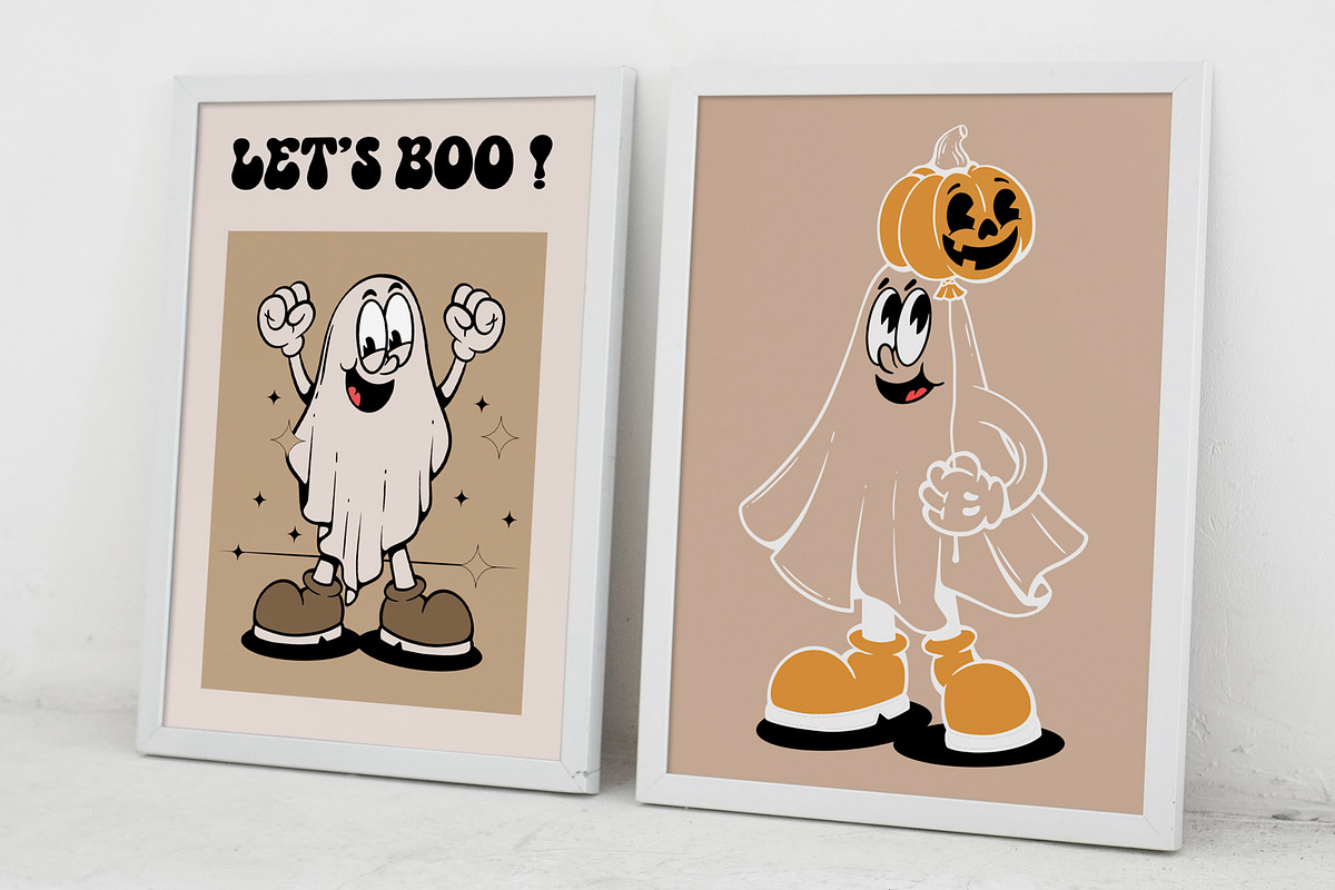 Ghost Characters Collection, a Seasonal Illustration by Alina Sh (Photo 3 of 6)