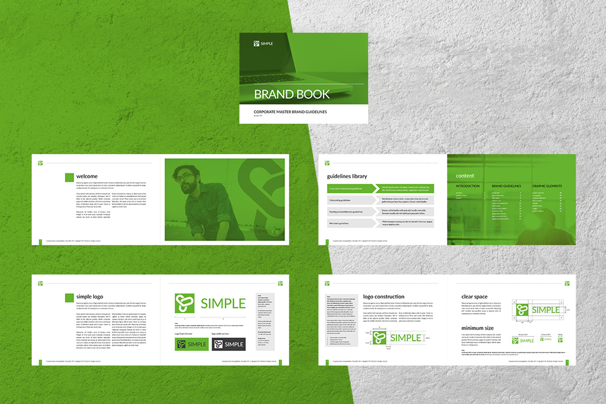 Simple Brand Book Guidelines, a Brochure Template by buttonpl (Photo 7 of 9)