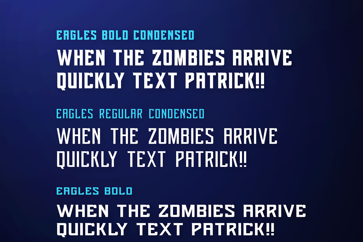 Esports Font Pack Vol 1 | DaseDesign, a Font by backinthedase (Photo 7 of 7)