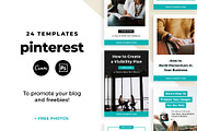 Pinterest Templates - Canva & PSD, a Social Media Template by Anchor ‹A› Digital Design (Thumbnail 1 of 3)