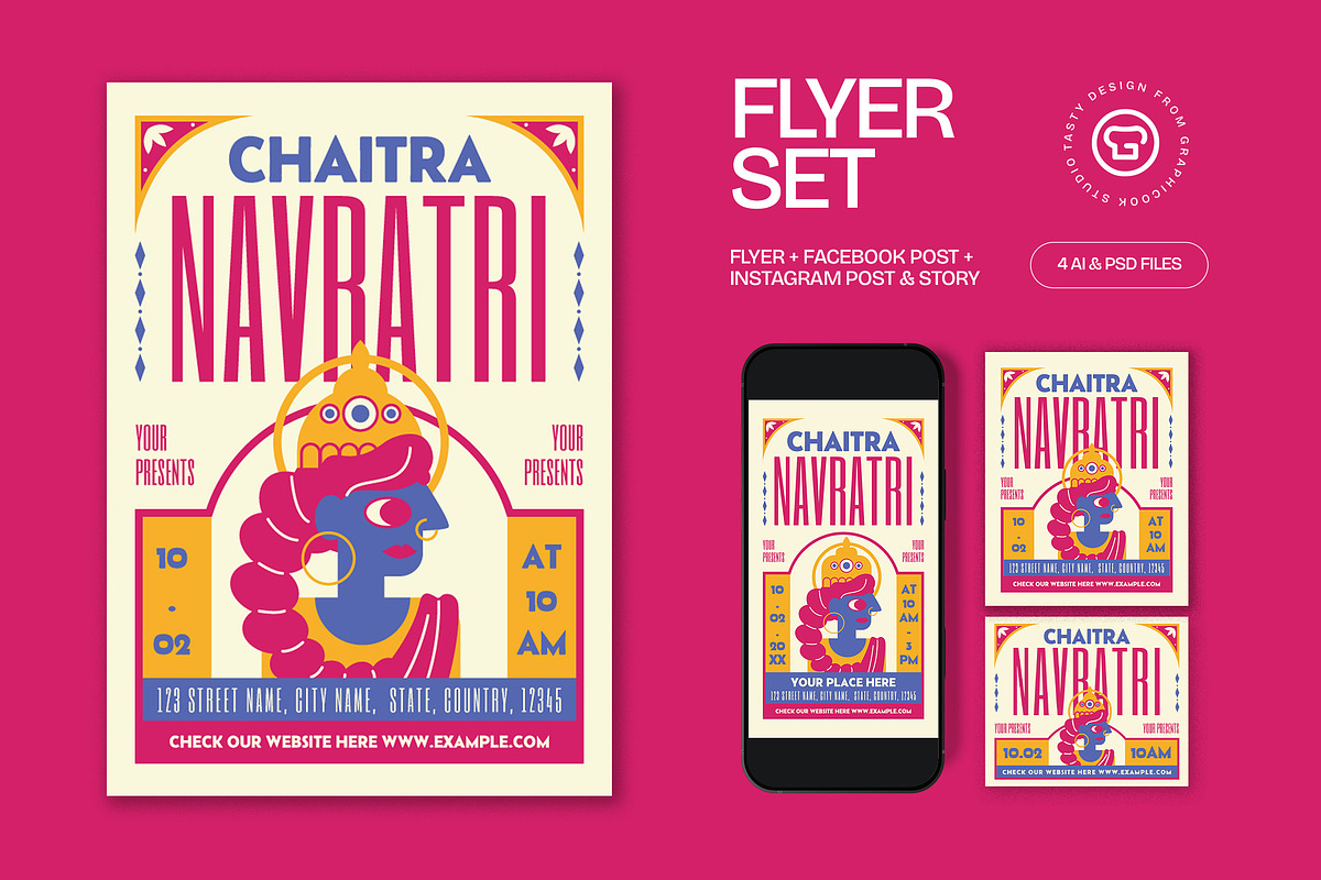 Chaitra Navratri Flyer