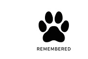 Heartfelt paw print memorial plaque, an Illustration by Amazin_art (Thumbnail 8 of 32)