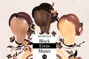 Black Lives Matter Clipart, an Illustration by Belusuab (Thumbnail 4 of 13)
