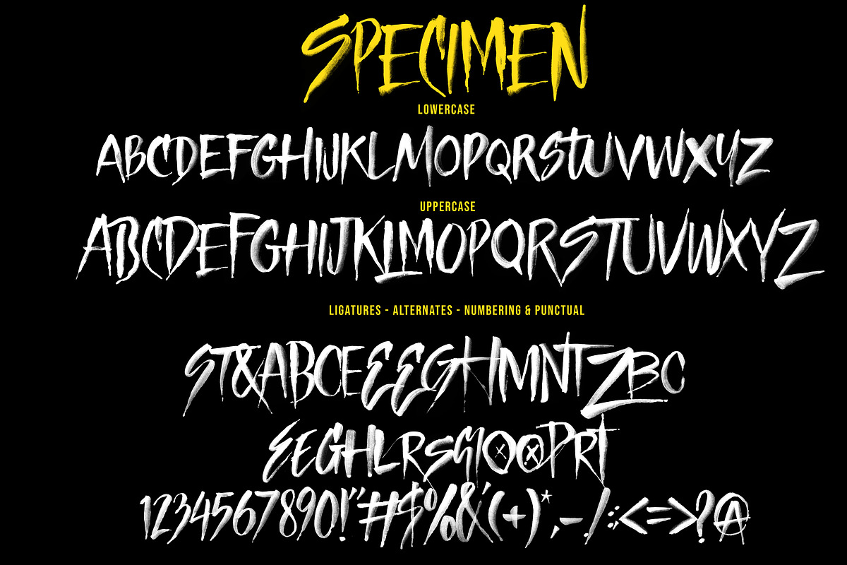 Bored To Death Regular + SVG, a Font by Fortunes Co (Photo 12 of 15)