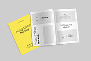 Editable Open Magazine Book Mockup, a Product Mockup by graphypix (Thumbnail 1 of 4)