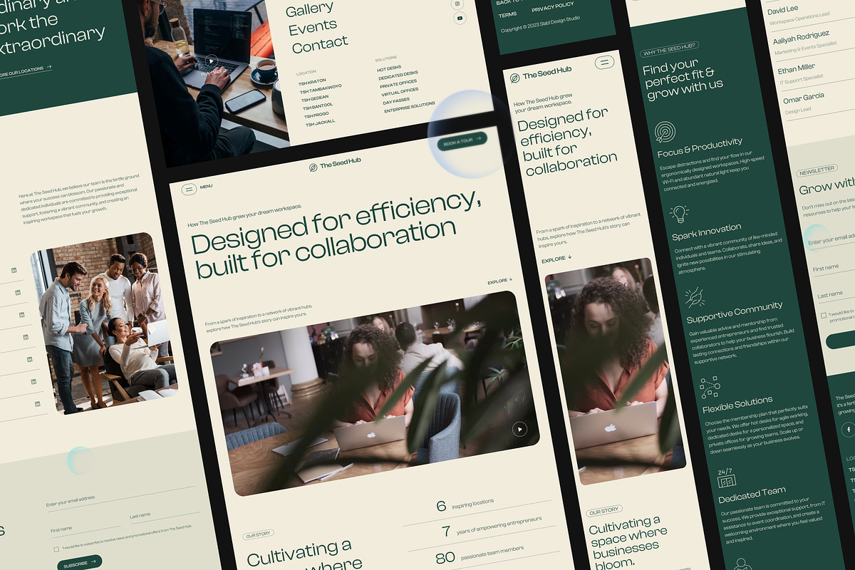 Coworking Space About Us Page, a Websites & App Template by SLAB! Design (Photo 5 of 6)