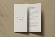 Minimalist Trifold Menu Template, a Stationery Template by Paraná Studio (Thumbnail 5 of 7)