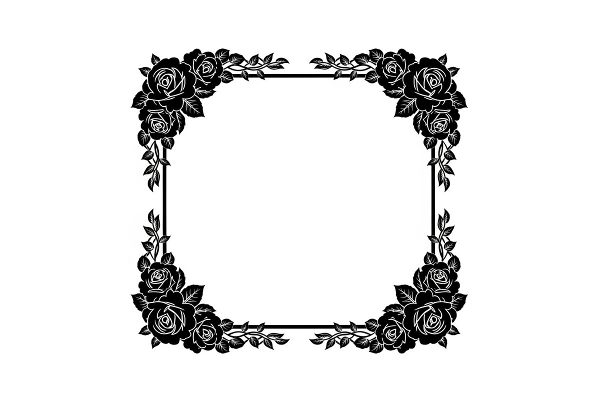 Floral Decorative Frame Vector Bundl, an Illustration by musafir_fashion (Photo 18 of 51)