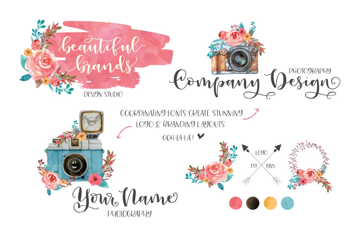 Peony Blooms Font Duo, a Script Font by Emily Spadoni (Photo 12 of 14)