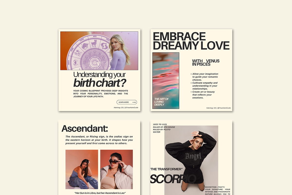 Astrology Instagram Template, a Social Media Template by BYOTstudios (Photo 7 of 11)