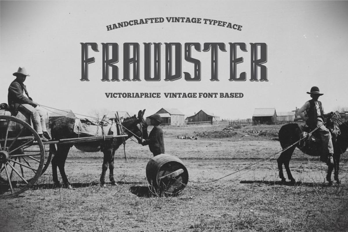 Victoriaprice vintage font preview 2