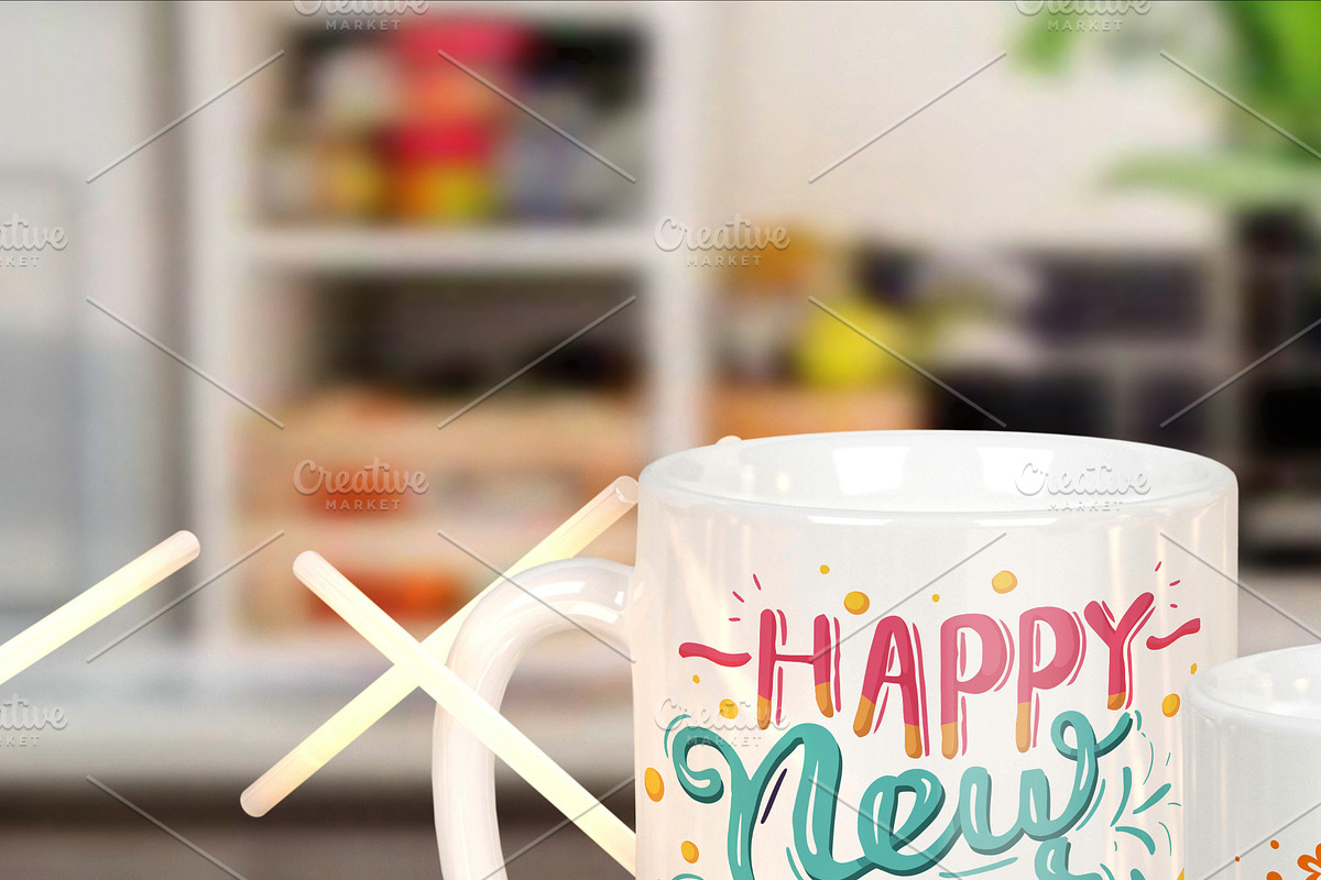 Mug White Soft Lights - Mockup, a Cups & Container Mockup by Milan Mockup (Photo 2 of 5)