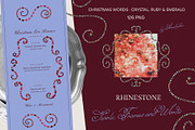 Rhinestone Swirls, Frames and Words, an Object Graphic by Anzhelika (Thumbnail 1 of 10)