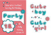 Sale Bubble Double Duo font, a Script Font by Zoya Miller (Thumbnail 4 of 7)