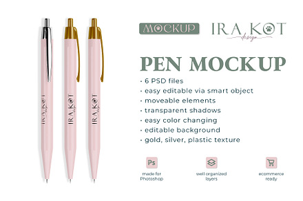 Pen PSD MOCKUP SET
