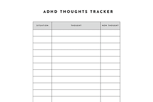 ADHD Therapy Planner