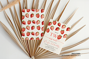 Strawberry Girl 2nd Birthday Invite, a Templates & Theme by Digital_Mind (Thumbnail 2 of 3)