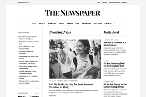 Magazine Editorial WordPress Theme, a WordPress Template by Elite Templates
