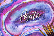 Agate 2 watercolor collection, a Texture Graphic by digital_essence (Thumbnail 1 of 12)