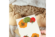 Oil Pastel Whimsical Tomatoes Set, a Food Illustration by Oleksandra Illustrates (Thumbnail 14 of 16)