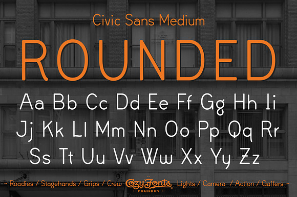 Civic Sans Medium Rounded preview 3