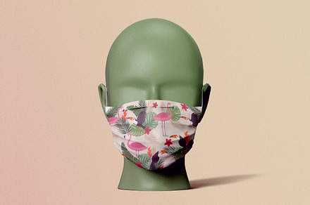 Medical Face Mask Mockup, a Mask Mockup by Designer Dude