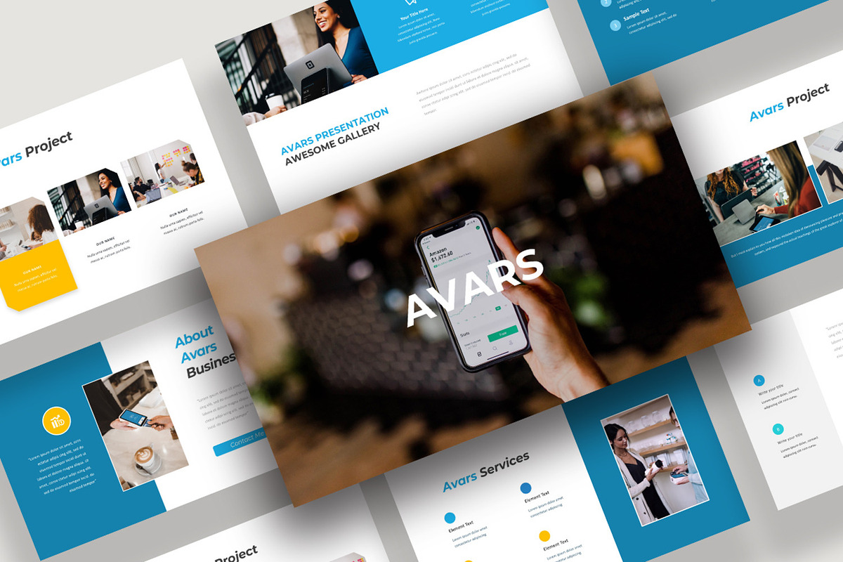 Avars Business Google Slides, a Presentation Template by Infinity ...