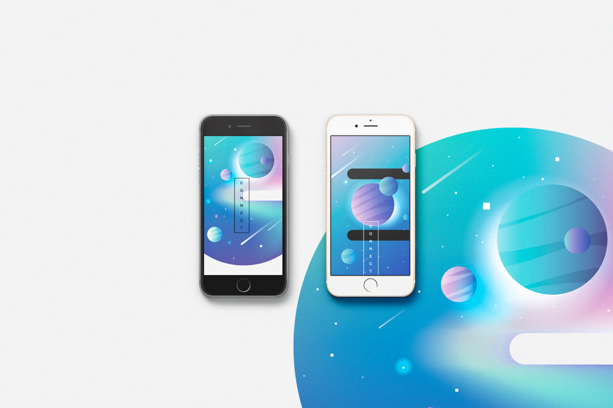Colourful Space - Vector Typography preview 5