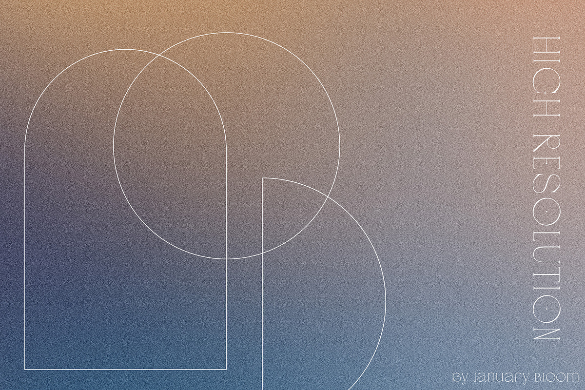 Retro Grainy & Soft Gradient, a Texture Graphic by January Bloom (Photo 3 of 12)